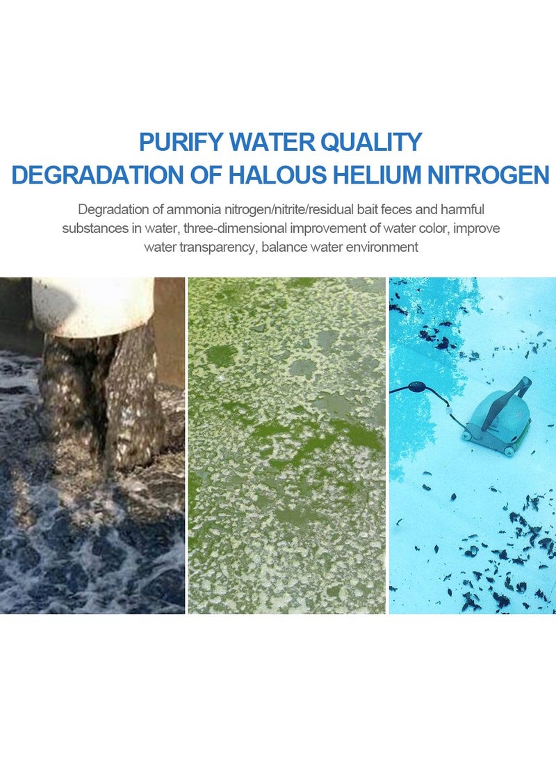 LANEMAY Algae removal, antibacterial disinfection, odor removal, water quality purification, multifunctional cleaning, swimming pool effervescent tablets Chlorinating Tablets Clear Pool Cleaning Tablets  - Image 3