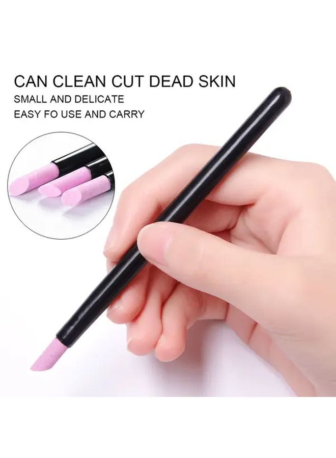 15 قطعة من مبردات الأظافر المصنوعة من الكوارتز الأبيض وأدوات إزالة الجلد الزائد حول الأظافر - Image 3