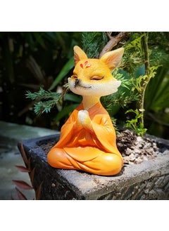 Generic Mini Zen White Fox Succulent Pot Decor [concentrated practice] palm orange fox 
