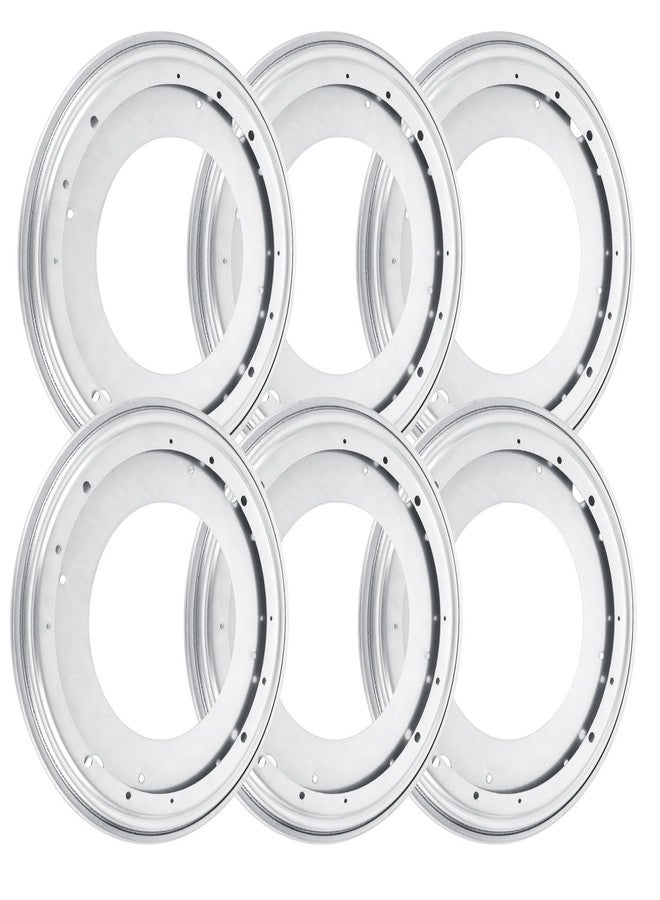 RHBLME 6 Pack 9 Inch Lazy Susan Hardware, 5/16" Thick Turntable Bearings, 1000Lbs Rotating Bearing Plate Heavy Duty Lazy Susan for Rotating Table, Corner Shelves, Book Case, Serving Tray - Image 1