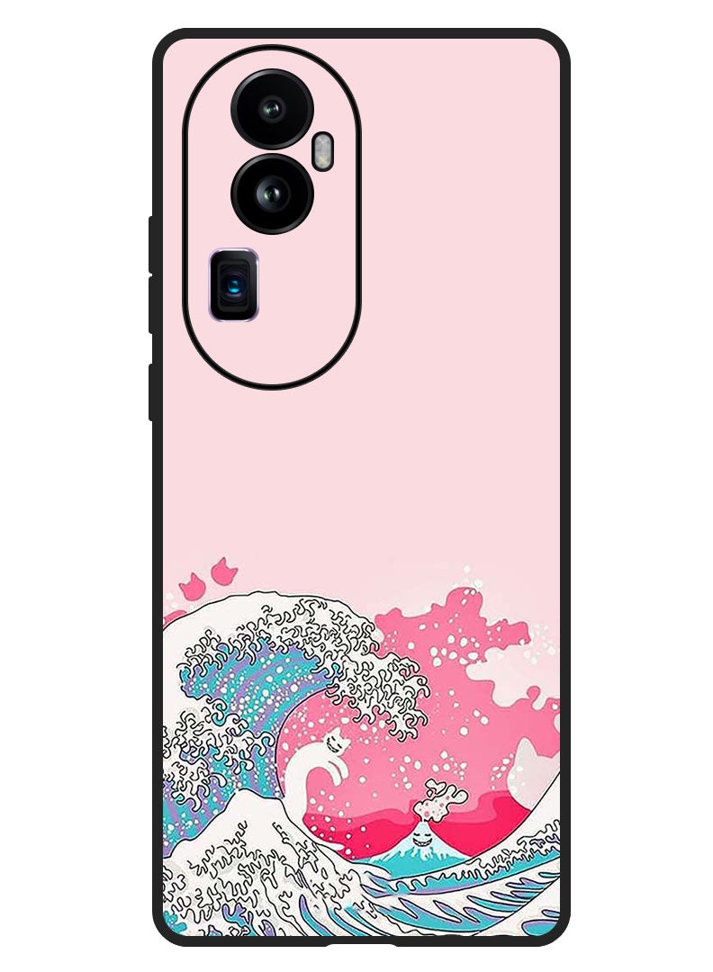 Theodor Protective Case Anti Scratch Shock Proof Bumper Cover For Oppo Reno 10 Pro Plus Waves - Image 1