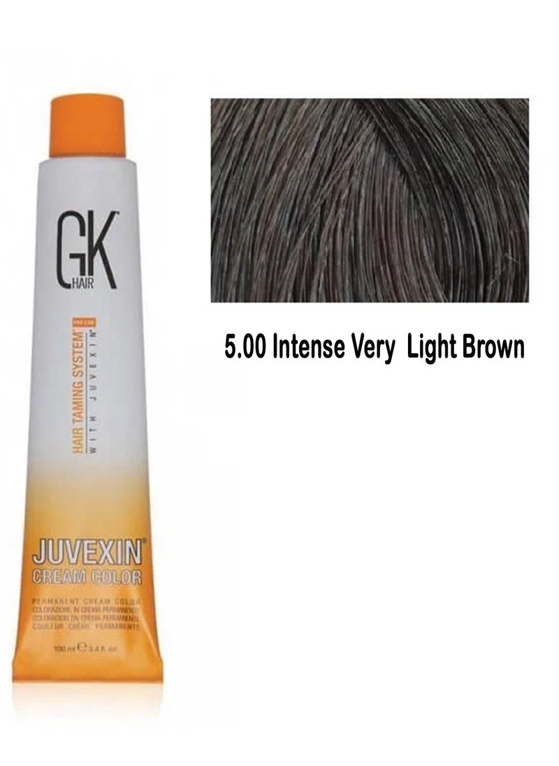 GK Hair GK Hair Color 5.00 Intense Very  Light Brown 100 ml 