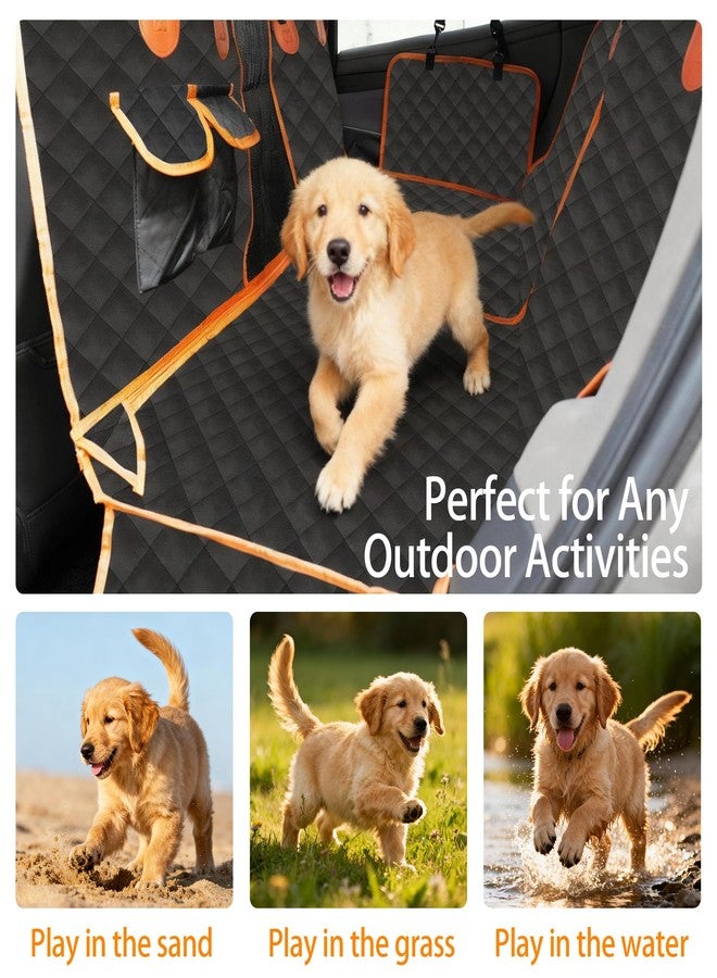RUTU Back Seat Extender for Dogs, Large Space, Heavy Duty Waterproof Dog Car Seat Cover Fits Middle Armrest for Cars,SUVS & Small Trucks,Non-Slip Durable Soft Back Seat Covers - Image 4