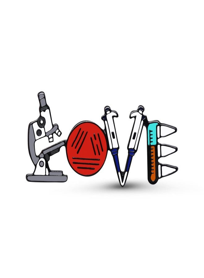Dr's gift دبوس مجهر هدية للأطباء، ماصة، أنبوب اختبار، طبق بتري، بروش مينا علمي، دبوس حقيبة ظهر، مثالي لطلاب الطب، هدية تخرج، دبابيس تمريض لحفل التخرج، متوسط، زنك، لا - Image 1