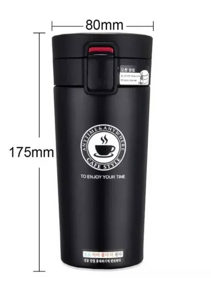 AROAQ 500ml Thermal Mug Double Wall 304 Stainless Steel Coffee Cup Vacuum Flask Thermos Water Bottle Tea Coffee Leak-proof Thermos Mug - Image 5