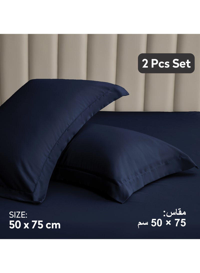 Donetella Standard Pillowcase Set of 2, Size 50x75 cm, Ultra Soft Brushed Microfiber, Envelope Closure, Durable, Wrinkle & Fade Resistant Pillow Covers  - Image 2