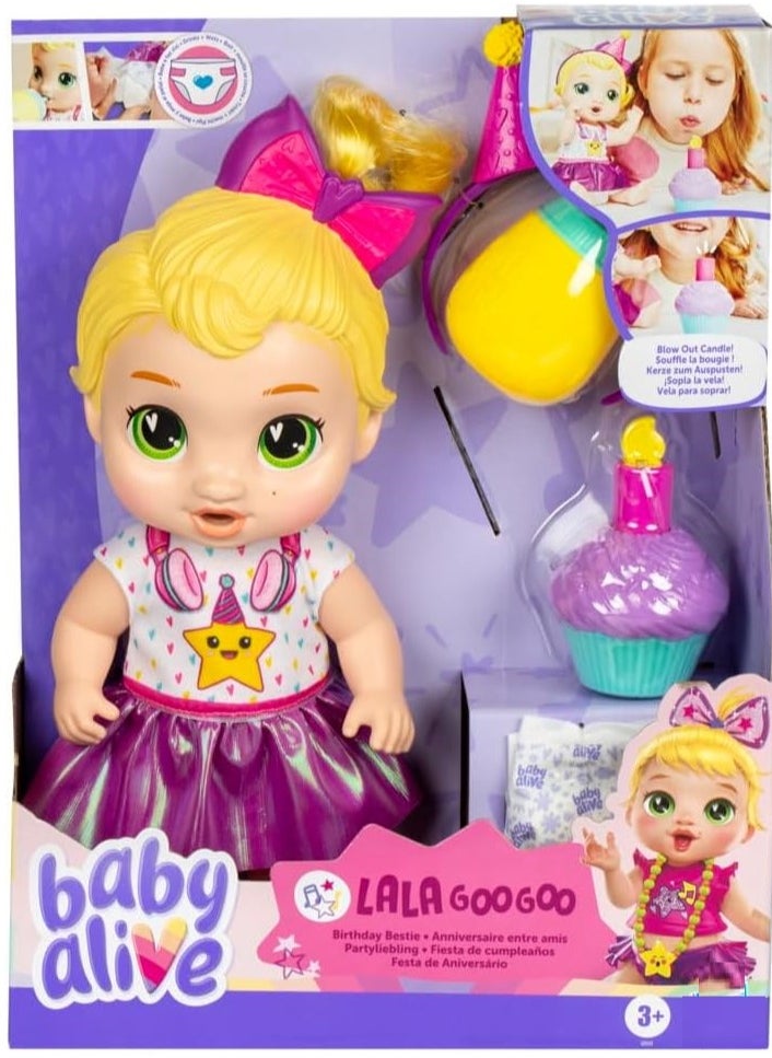 Baby Alive - Baby Alive - Birthday Bestie Blonde Hair Lala - Image 1