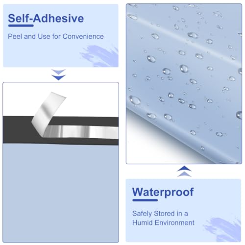 JollyTrip Poly Mailers 14.5x19, Large Poly Mailers 100 Pack, Shipping Mailers with Self Seal Adhesive, Waterproof and Tear-Proof Mailers Poly Bags for Small Business (Light Blue） - Image 3