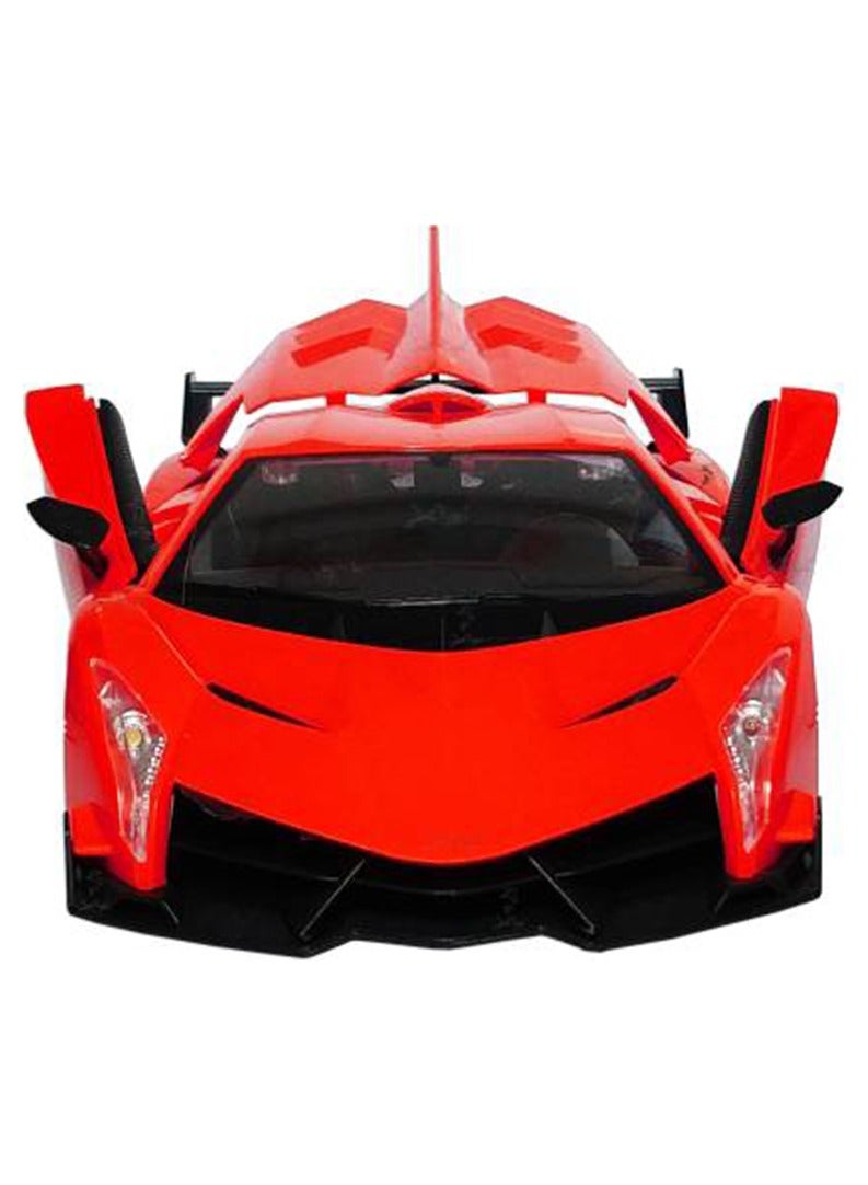 TOON TOYZ Luxurious Remote Control Super Car - RED - Image 5