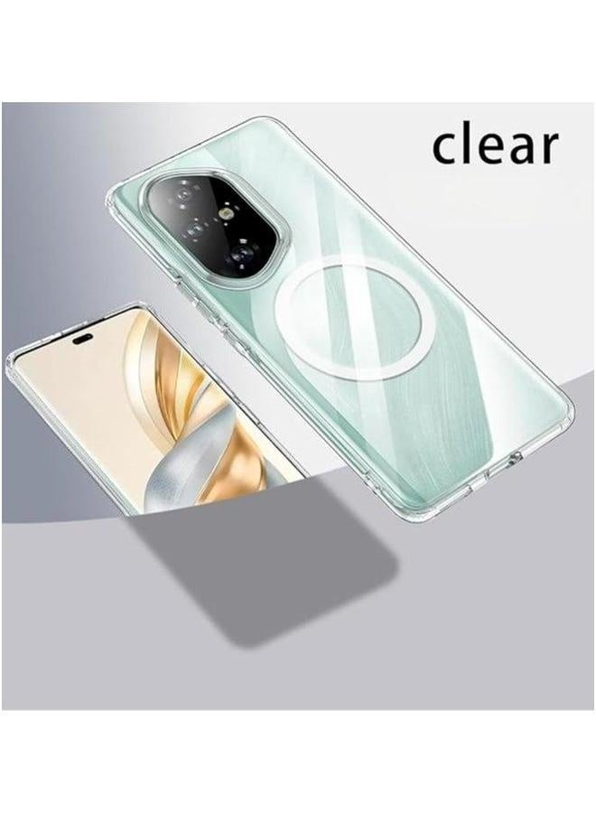 Case Compatible with Honor 300 Pro, Mag-Safe, Shockproof High-Grade Protection, Yellowing Resistant, Magnetic Classic Hybrid  - Image 4
