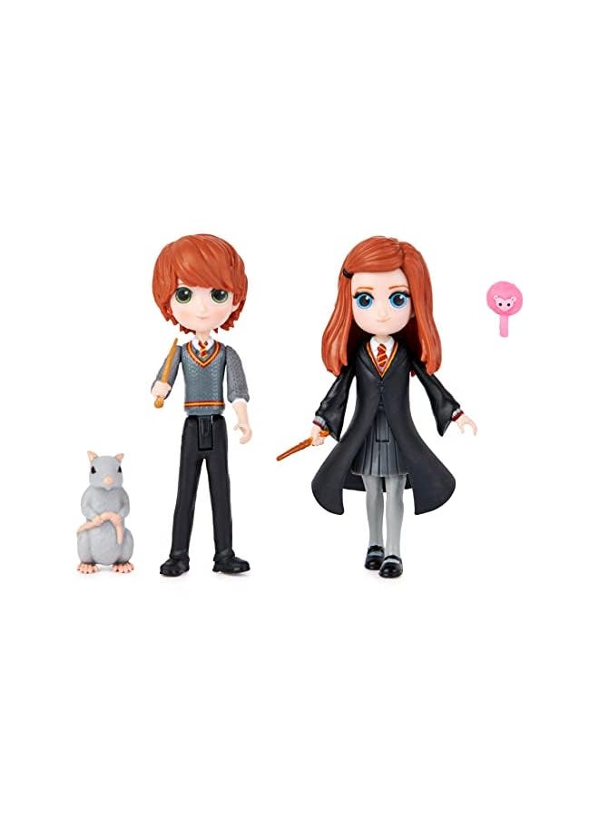 World, Magical Minis Ron And Ginny Weasley Friendship Set With Collectible Toy Figures And 2 Creatures, Kids Toys For Ages 5 And Up