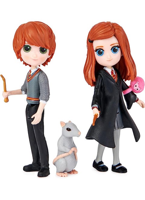 World, Magical Minis Ron And Ginny Weasley Friendship Set With Collectible Toy Figures And 2 Creatures, Kids Toys For Ages 5 And Up