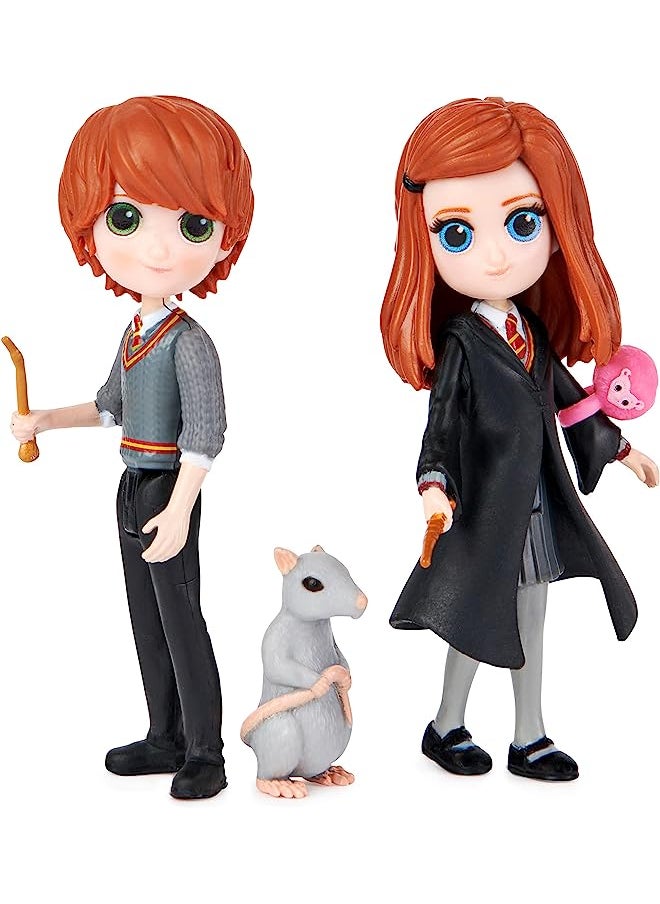 World, Magical Minis Ron And Ginny Weasley Friendship Set With Collectible Toy Figures And 2 Creatures, Kids Toys For Ages 5 And Up