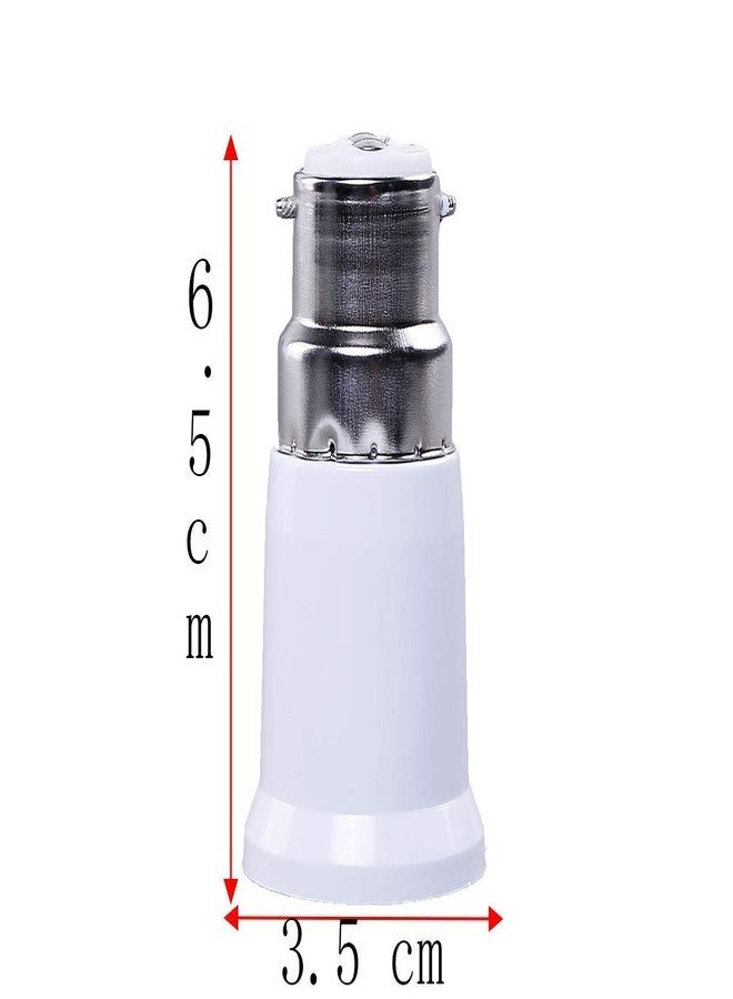 SEASPIRIT B22 to E27 Bulb Convertor Lamp Base Led Bulb Converter Adapter Ceiling Fan Light Bulbs Socket for Bluetooth Smart Bulb Colour -White(Pack of Two) - Image 2