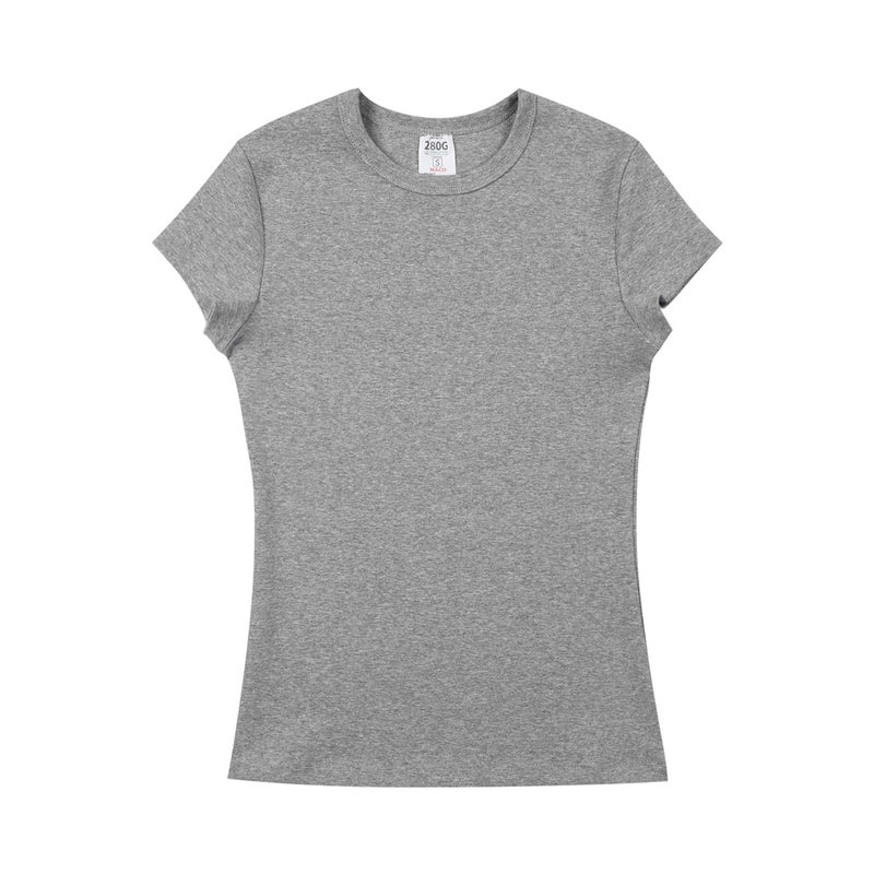 Women''s Slim-Fit Short-Sleeve T-Shirt, Casual Top for Women, Pure Cotton - Image 1