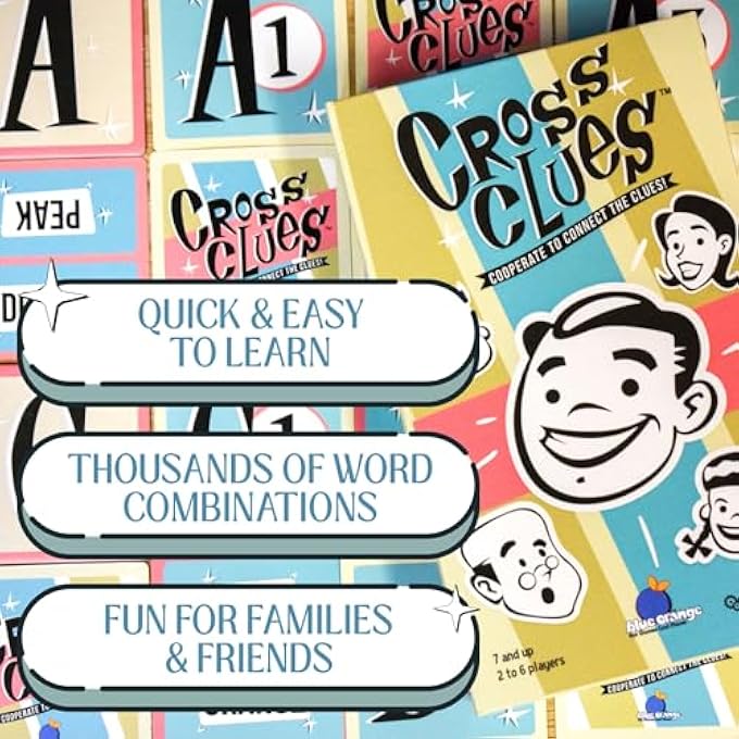 بلو أورانج القرائن المتقاطعة لألعاب Blue Orange - لعبة حفلة عائلية تعاونية جديدة من 2 إلى 6 لاعبين. موصى به للأعمار من 7 سنوات فما فوق - Image 5