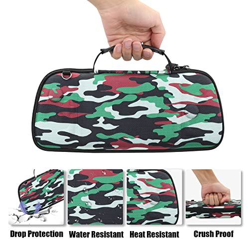 Aenllosi Hard Travel Case for Hori Nintendo Switch Split Pad Pro Handheld Controller-Camouflage(Only Case) - Image 3