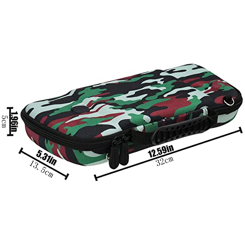 Aenllosi Hard Travel Case for Hori Nintendo Switch Split Pad Pro Handheld Controller-Camouflage(Only Case) - Image 2