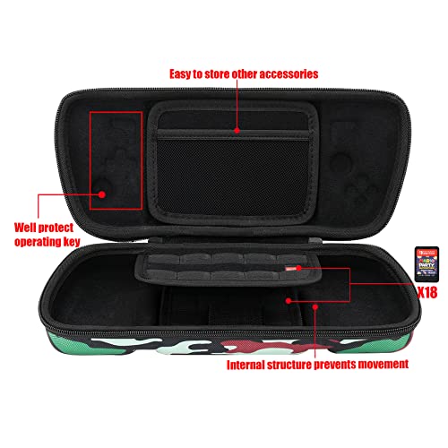 Aenllosi Hard Travel Case for Hori Nintendo Switch Split Pad Pro Handheld Controller-Camouflage(Only Case) - Image 4