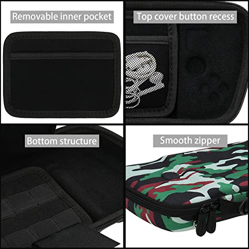 Aenllosi Hard Travel Case for Hori Nintendo Switch Split Pad Pro Handheld Controller-Camouflage(Only Case) - Image 5