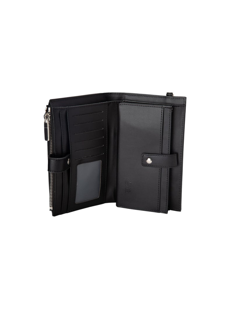 Bata Textured Wallet with Hand Strap - Image 4