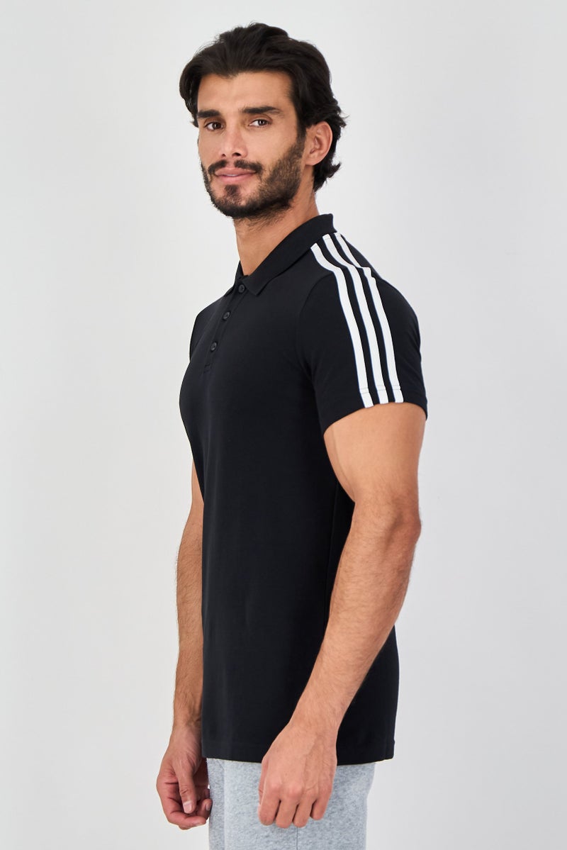 PUMA Men Sportswear Fit Short Sleeve Outdoor Polo Shirt, Black - Image 2