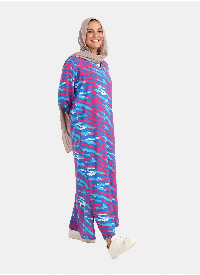 Clue Long Dress in Long Puffy Sleeves  - Image 4
