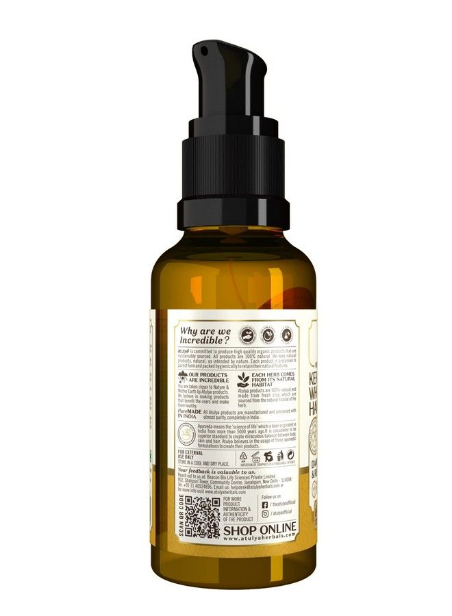 atulya Keratin & Wheat Protein Hair Serum 50Ml - Image 3