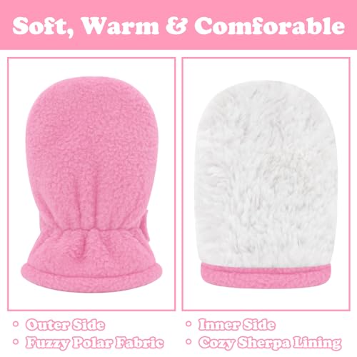 Sarfel Baby Mittens 0-6 Months Infant Gloves 0-6 Infants Mitten Toddler Girl Mitten Newborn Winter Gloves Infant Winter Mittens - Image 2