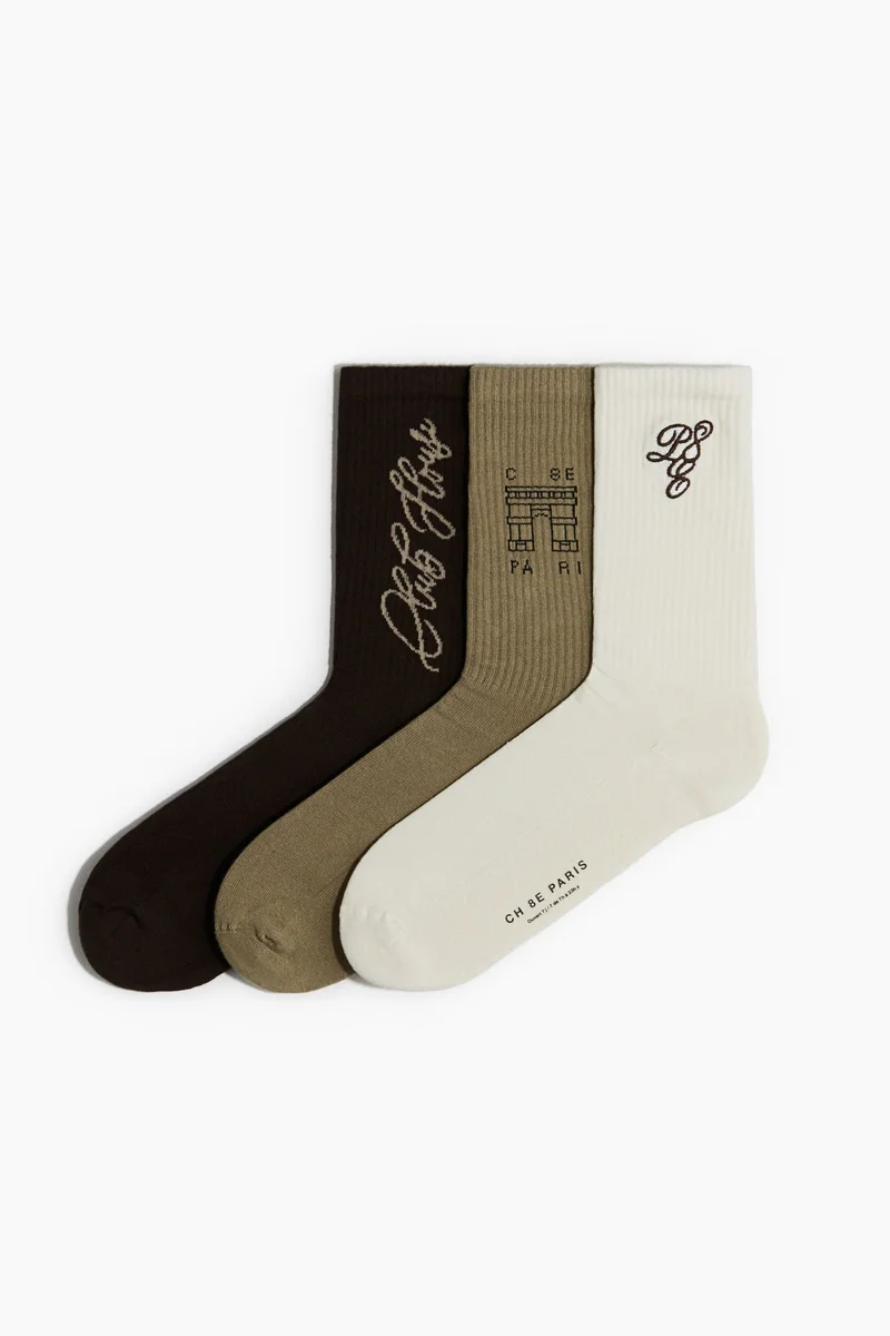 H&M 3-pack socks