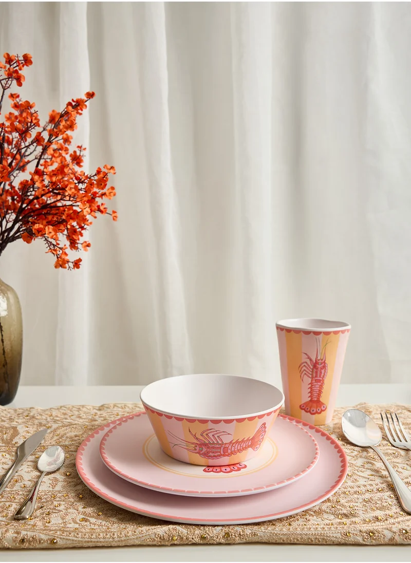 ايفون الين Set Of 4 Melamine Dinner Plate