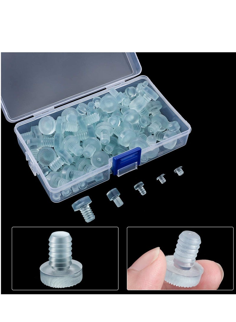 Silicone Glass Table Bumpers, 150 Anti-Collision Pads for Noise Reduction and Non-Slip Protection (5 Sizes) - Image 3