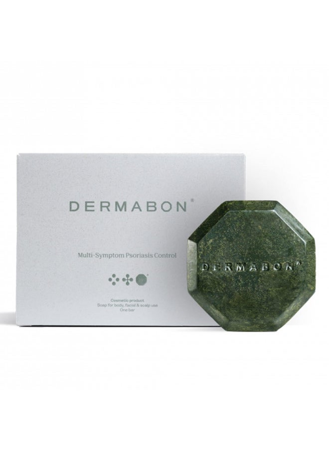 DERMABON - Dermabon Psoriasis, Dermatitis & Dandruff Control soap bar with 2% Coal Tar as its Active Ingredient - 1 Pack - Image 1