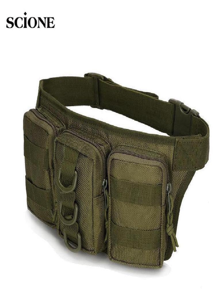 Eckek - Scione Tactical Molle Waist Military Caouflage Outdoor Waterproof Travel Camping Hiking Running Bag - Image 1