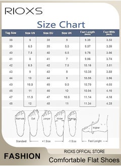RIOXS Women's Belice Ballet Flat Shoes With Bow Knot Ultra Soft Round Toe Slip-On Comfortable Flat Shoes Walking Shoes  - Image 3