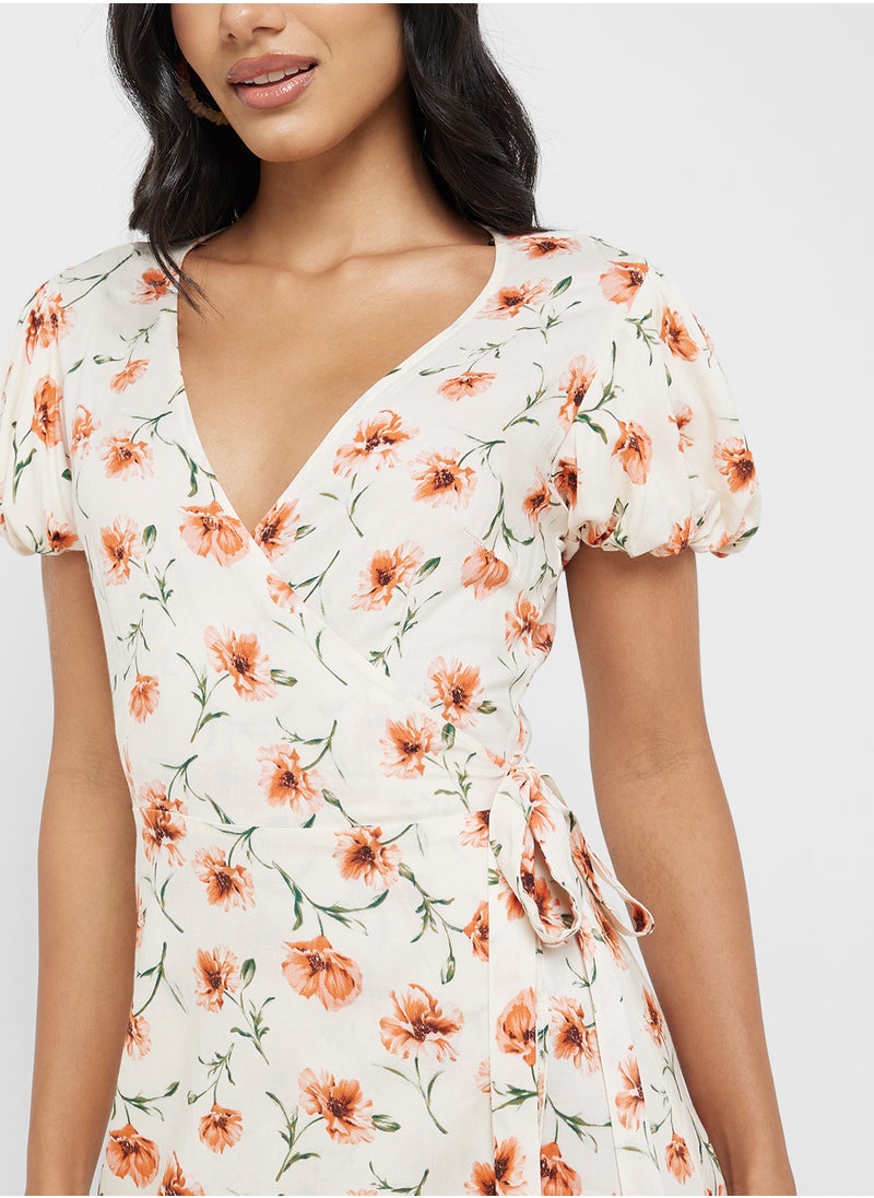 FOREVER 21 Printed Bardot Dress  - Image 3