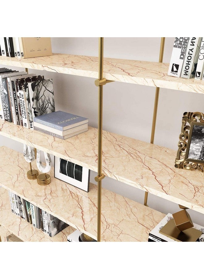 ويسدم 12 × 50 بوصة ورق جدران من الرخام باللون البيج والكريمي، ورق اتصال رخامي قابل للتقشير واللصق لأسطح العمل من الفينيل المقاوم للماء ذاتي اللصق ورق اتصال للكونترتوب ورق جدران رخامي - Image 2