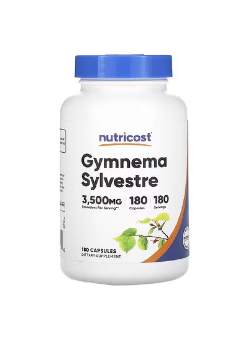 Nutricost Gymnema Sylvestre, 3,500 mg, 180 Capsules