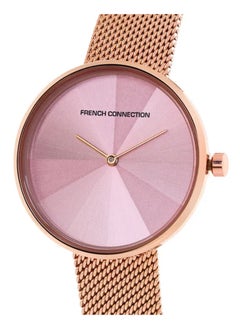French Connection Women's Analog Quartz Pink Dial Stainless Steel Watch FCL21-D  - Image 2
