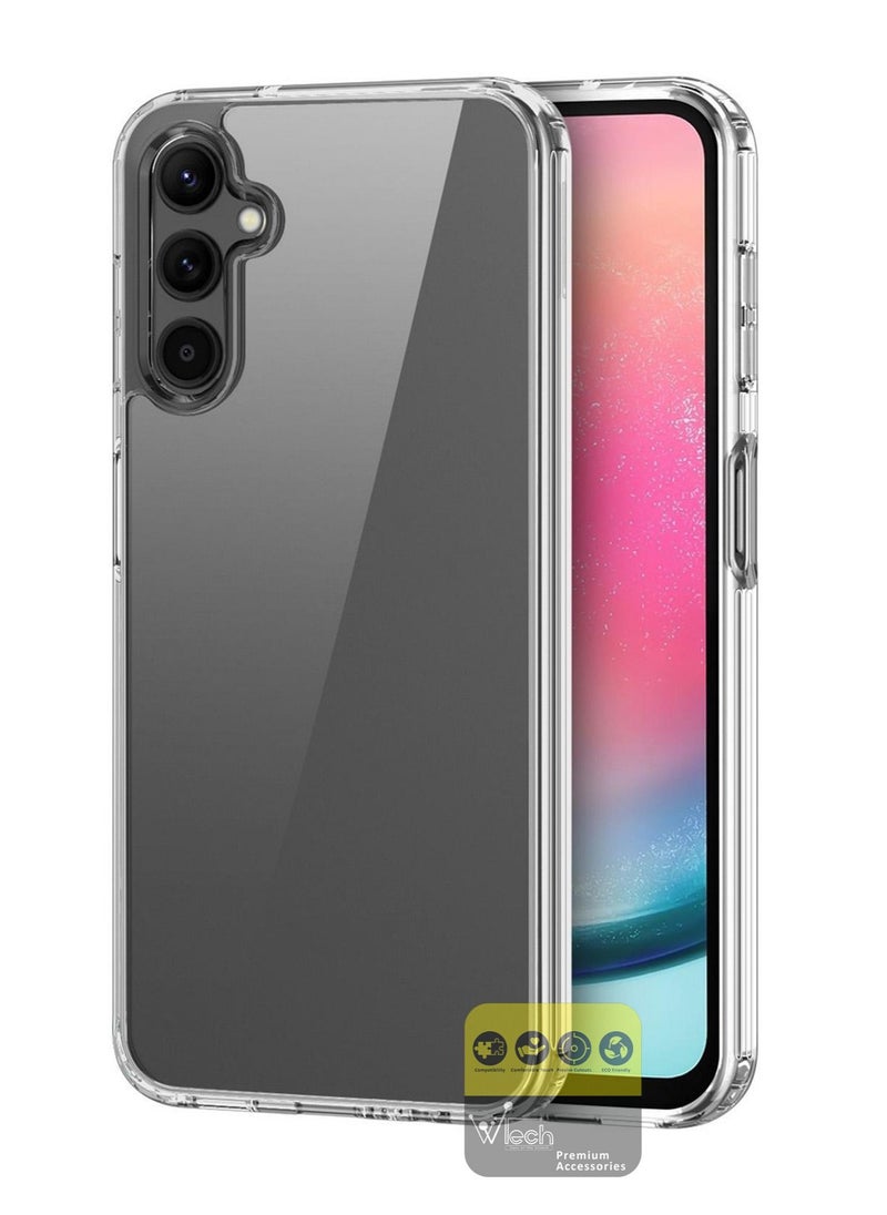 CHAPPELINE - Airbag Case Series Premium Transparent Airbag Shockproof Anti-Yellowing Clear Case Cover For Samsung Galaxy A24 4G 2023 Clear - Image 1