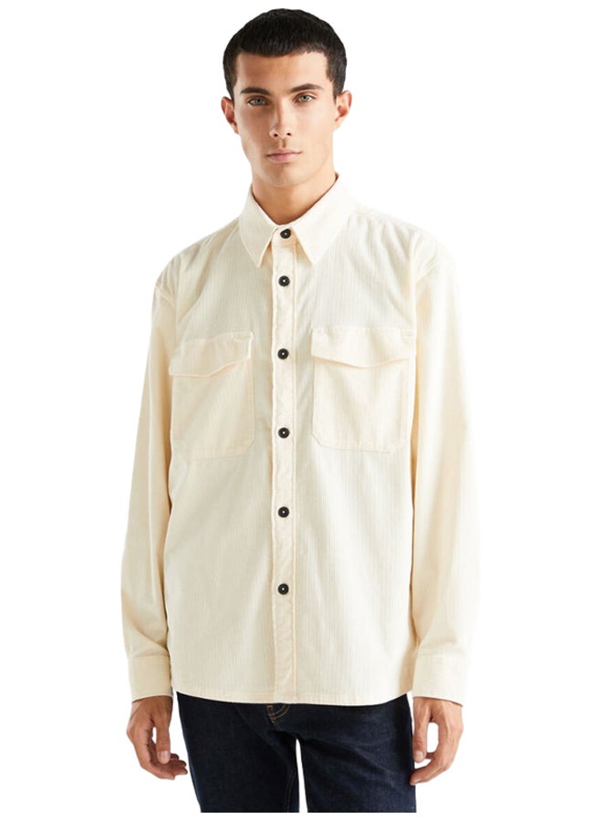 Benetton VELVET RIBBED SHIRT  - Image 1