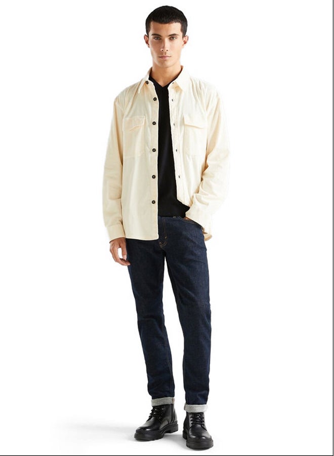 Benetton VELVET RIBBED SHIRT  - Image 5