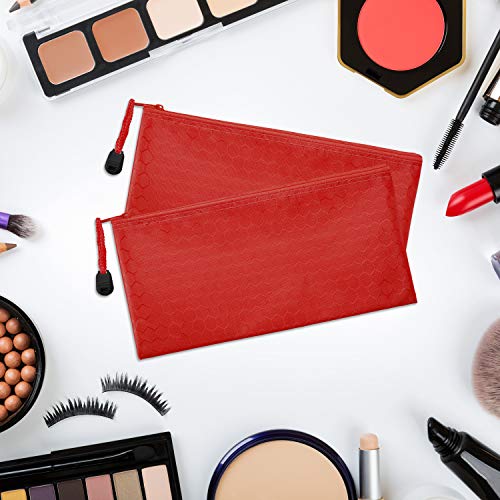 JOVITEC 12 Pieces Zipper Pencil Pouch Pencil Bags Waterproof Bag for Cosmetic Makeup Office Supplies and Travel Accessories - Image 3