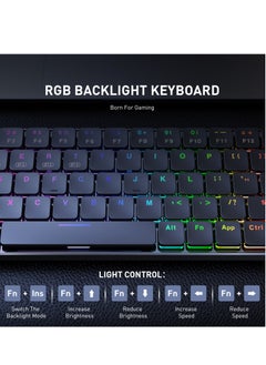 onikuma G29 Professional 69 Keys Mini Wired Mechanical Gaming Keyboard Type-C port RGB Keyboard  - Image 2