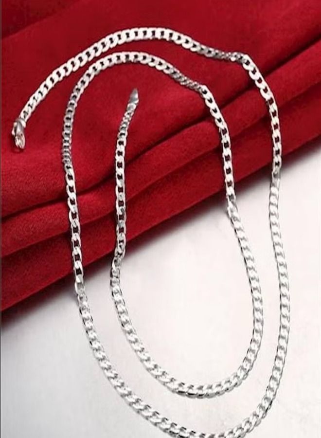 4MM Pole Chain Plated Punk Chain for Men 22inchs - Image 3