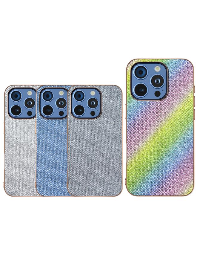 S-TOP Case For iPhone 16 Pro Nano Plating Diamond Texture Phone Case - Image 5