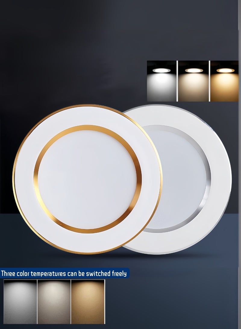 Auraluxi ceiling lighting LED lighting Platinum 5W Home decor Three colors of light downlight Suitable for living room, bedroom and dining room - Image 1