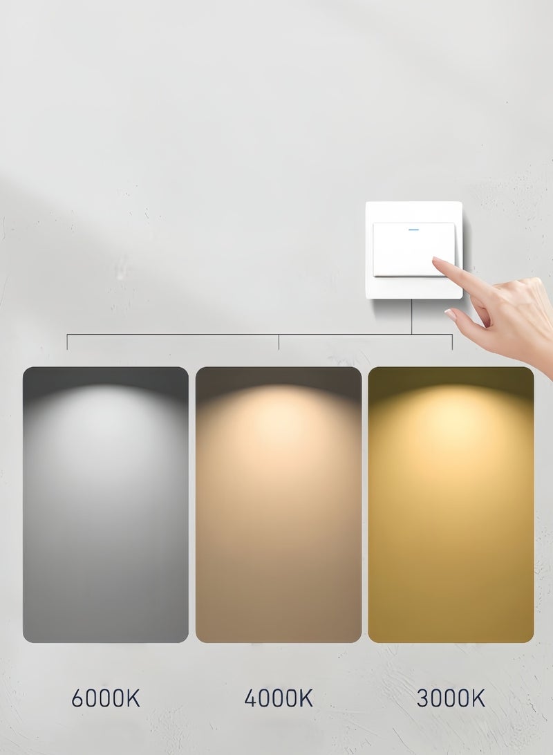 Auraluxi ceiling lighting LED lighting Platinum 5W Home decor Three colors of light downlight Suitable for living room, bedroom and dining room - Image 3