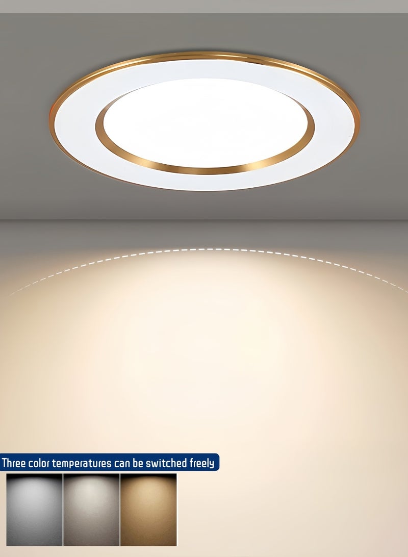 Auraluxi ceiling lighting LED lighting Platinum 5W Home decor Three colors of light downlight Suitable for living room, bedroom and dining room - Image 2