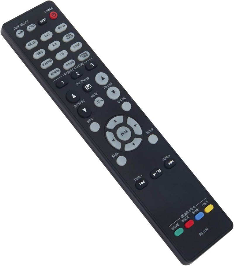 ZdalaMit RC-1184 Replacement Remote Control Applicable for Denon AV Audio Vedio Receiver AVR-X3000 AVRX3000 - Image 3